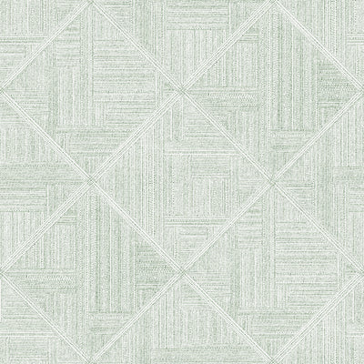 product image of sample cade green geometric wallpaper from the scott living ii collection by brewster home fashions 1 551