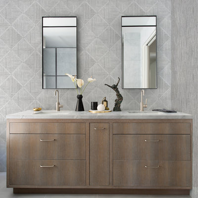 product image for Cade Grey Geometric Wallpaper from the Scott Living II Collection by Brewster Home Fashions 26