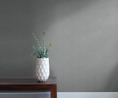 product image for Cafe Chevron Wallpaper in Marine Blue from the More Textures Collection by Seabrook Wallcoverings 79