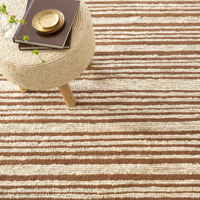 product image for calder stripe caramel woven jute rug by dash albert da1898 912 2 88