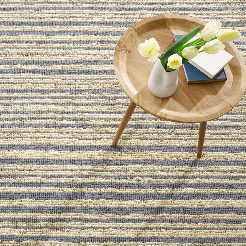 media image for calder stripe pewter blue woven jute rug by dash albert da1902 912 2 252