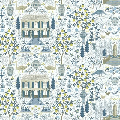 product image for Camont Wallpaper in Indigo from the Rifle Paper Co. Collection by York Wallcoverings 7