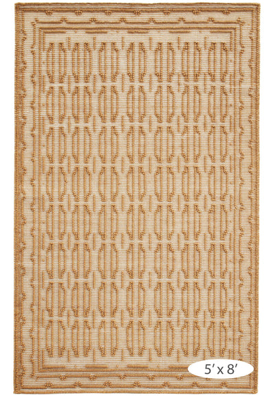 product image for campbell sand woven wool rug by dash albert da1841 912 4 67