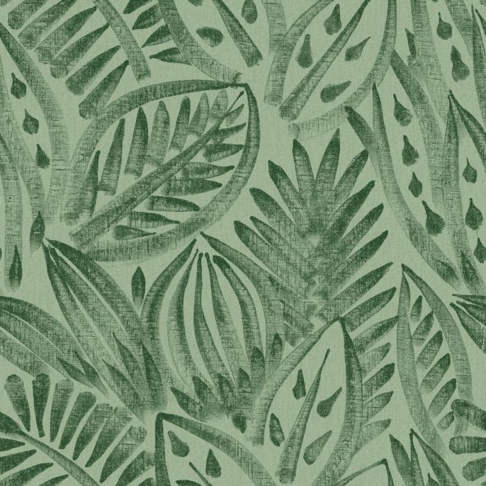 media image for Canvas Palm Green Grove Peel-and-Stick Wallpaper by Tempaper 267