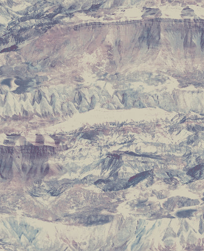 product image of Canyon Wallpaper in Silver, Grey, and Lilac from the Aerial Collection by Mayflower Wallpaper 525