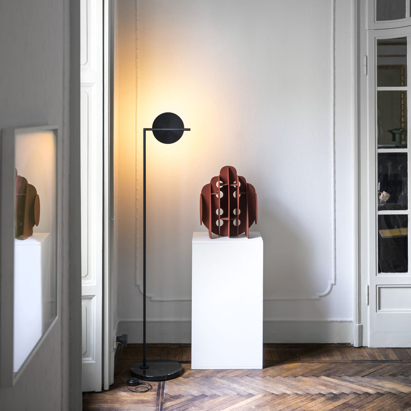 media image for Captain Flint Steel Floor Lighting in Various Colors & Sizes 249