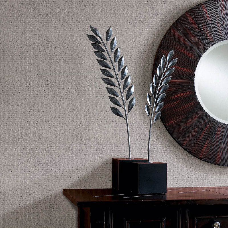 media image for Carbon Honeycomb Geometric Wallpaper in Silver from the Polished Collection by Brewster Home Fashions 233