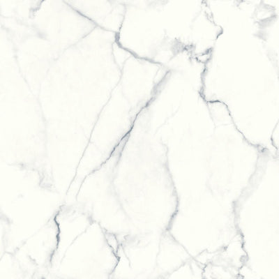 product image of Carrara Marble Peel & Stick Wallpaper in Blue and Grey by RoomMates for York Wallcoverings 571