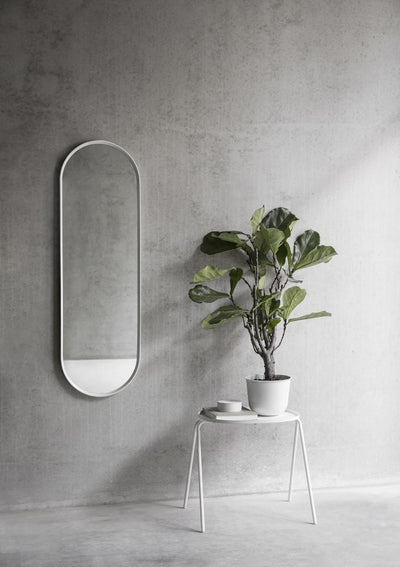 product image for Oval Wall Mirror in Black design by Menu 89