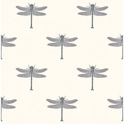 product image of sample catalina wallpaper in black white and silver from the tortuga collection by seabrook wallcoverings 1 54