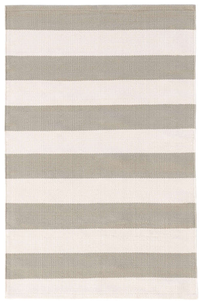 product image of catamaran stripe platinum ivory indoor outdoor rug by annie selke rdb199 1014 1 571
