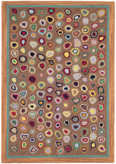product image for cats paw brown micro hooked wool rug by annie selke rda014 258 1 21