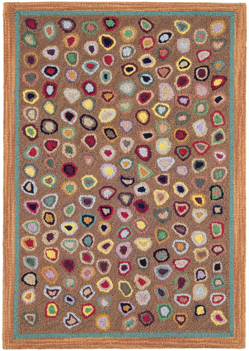 media image for cats paw brown micro hooked wool rug by annie selke rda014 258 1 245