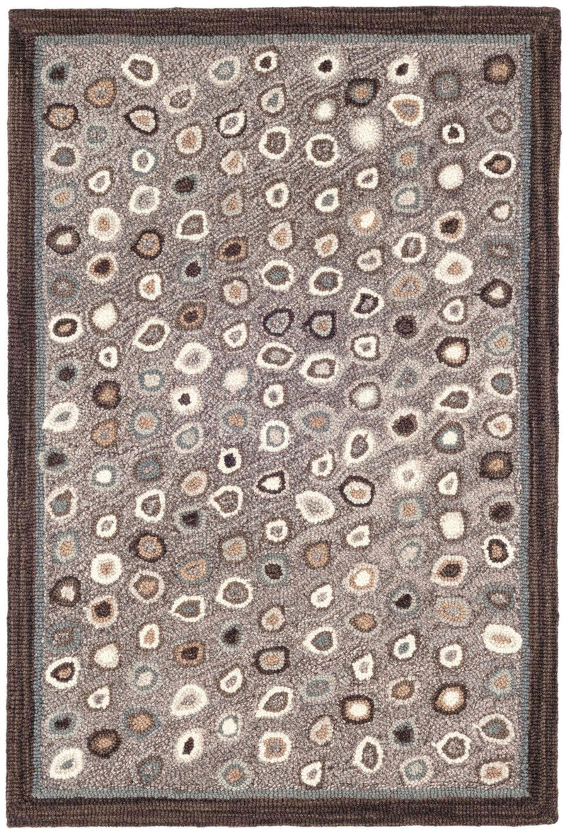 media image for cats paw grey micro hooked wool rug by annie selke rda288 258 1 298
