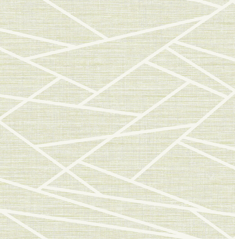 media image for sample cecita puzzle wallpaper in green from the lugano collection by seabrook wallcoverings 1 258