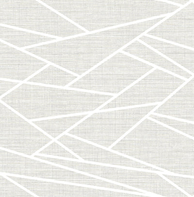 product image of Cecita Puzzle Wallpaper in Grey from the Lugano Collection by Seabrook Wallcoverings 566