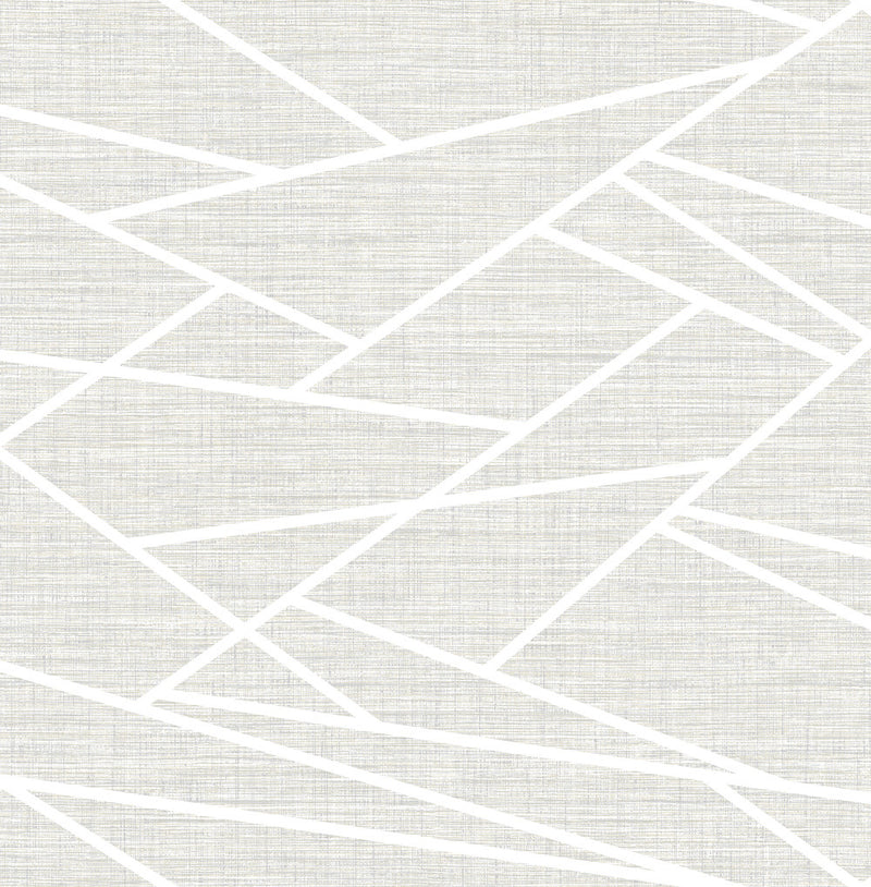 media image for Cecita Puzzle Wallpaper in Grey from the Lugano Collection by Seabrook Wallcoverings 214