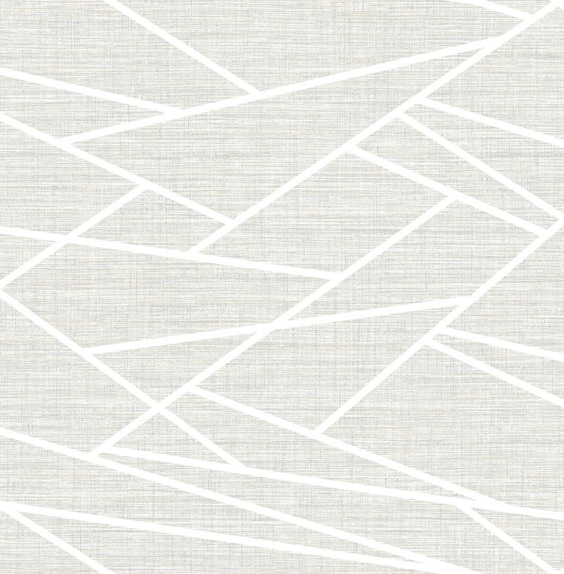 media image for Cecita Puzzle Wallpaper in Grey from the Lugano Collection by Seabrook Wallcoverings 226