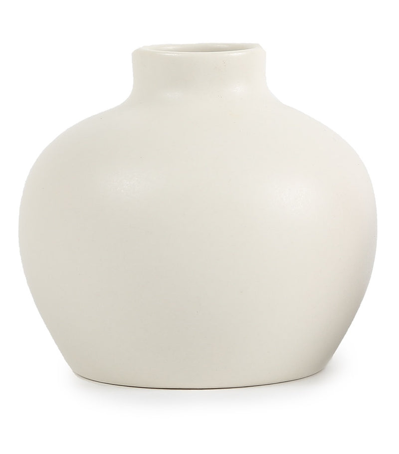 media image for ceramic blossom vase matte white 1 259