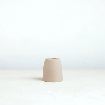 product image for petite ceramic taper holder sand 3 16