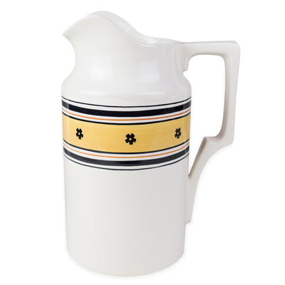 product image of hand painted still life pitcher in yellow design by sir madam 1 596