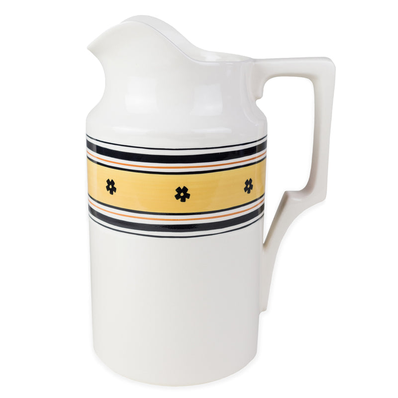 media image for hand painted still life pitcher in yellow design by sir madam 1 260