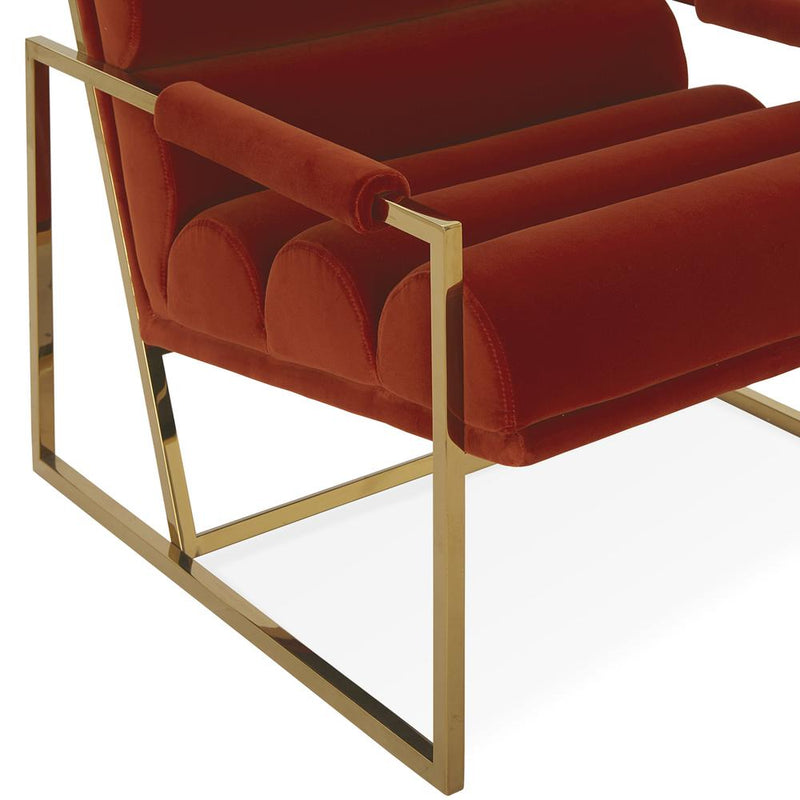 media image for channeled goldfinger lounge chair by jonathan adler 6 212