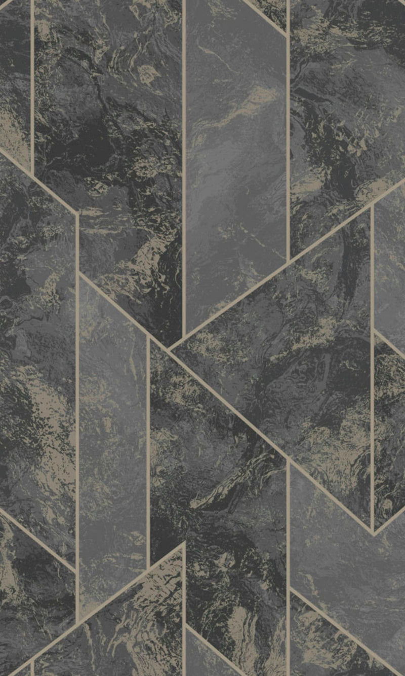 media image for sample charcoal marbel geometric stripes wallpaper by walls republic 1 251