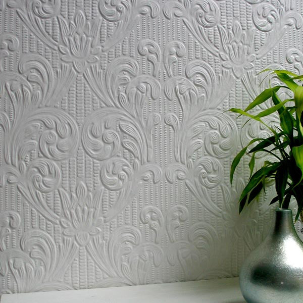media image for Charles Paintable Supaglypta Wallpaper design by Brewster Home Fashions 220