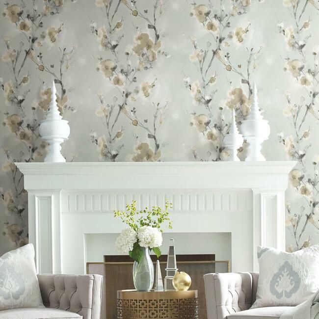 media image for Charm Peel & Stick Wallpaper in Neutral by York Wallcoverings 279
