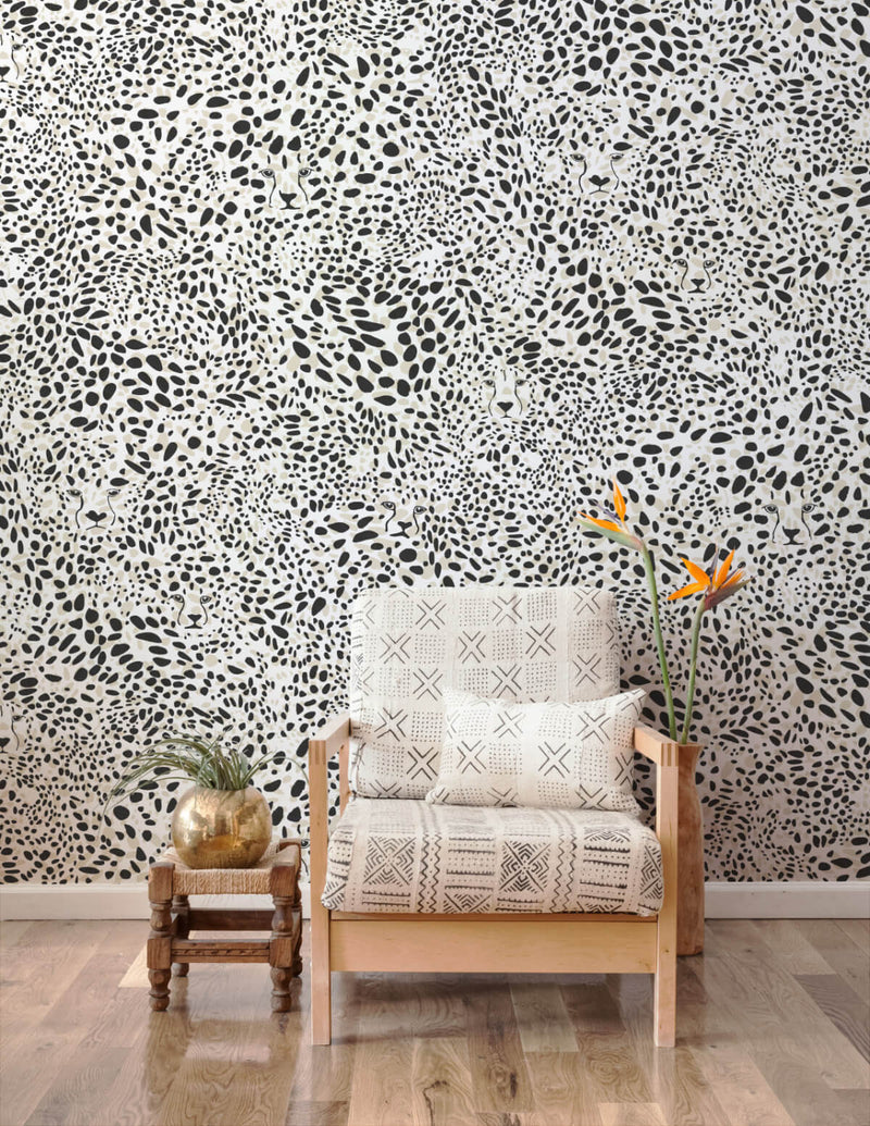 media image for Cheetah Vision Wallpaper in Haze design by Aimee Wilder 221