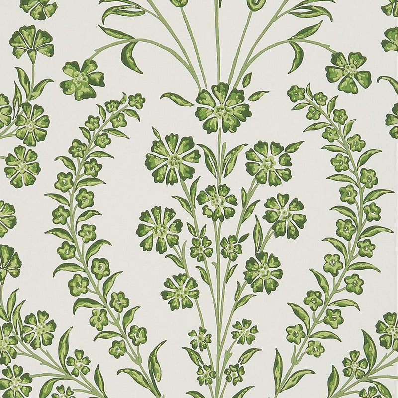 media image for Chelwood Wallpaper in Green from the Ashdown Collection by Nina Campbell for Osborne & Little 251