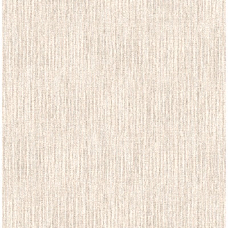media image for sample chenille faux linen wallpaper in blush from the bluebell collection by brewster home fashions 1 272