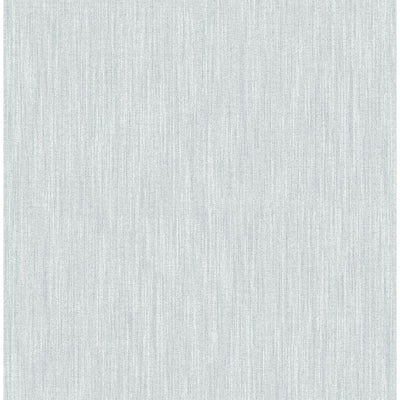 product image of Chenille Faux Linen Wallpaper in Light Blue from the Bluebell Collection by Brewster Home Fashions 59