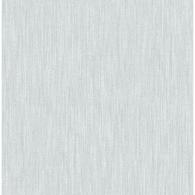 product image of Chenille Faux Linen Wallpaper in Light Blue from the Bluebell Collection by Brewster Home Fashions 59