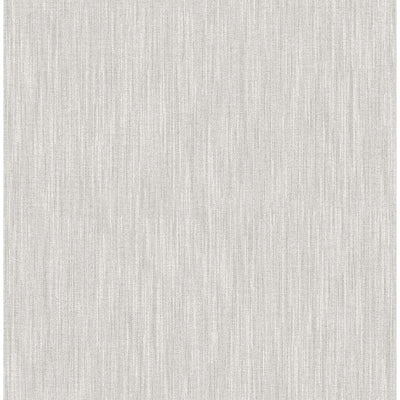 product image for Chenille Faux Linen Wallpaper in Light Grey from the Bluebell Collection by Brewster Home Fashions 17