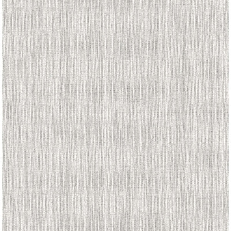 media image for Chenille Faux Linen Wallpaper in Light Grey from the Bluebell Collection by Brewster Home Fashions 292