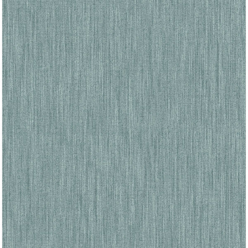 media image for Chenille Faux Linen Wallpaper in Teal from the Bluebell Collection by Brewster Home Fashions 288