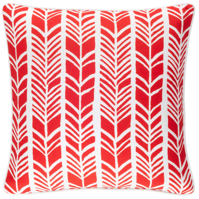 product image for Chevron Stripe Red Indoor/Outdoor Decorative Pillow 71
