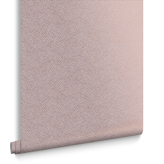 media image for Chevron Texture Wallpaper in Pink and Bronze from the Exclusives Collection by Graham & Brown 252