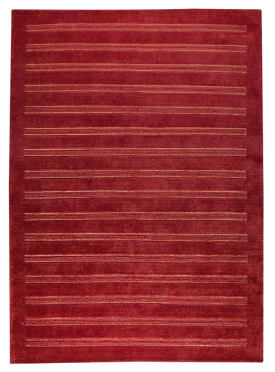 product image for Chicago Collection Wool and Viscose Area Rug in Red design by Mat the Basics 91
