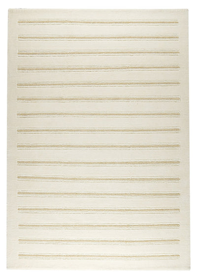 product image for Chicago Collection Wool and Viscose Area Rug in White design by Mat the Basics 51