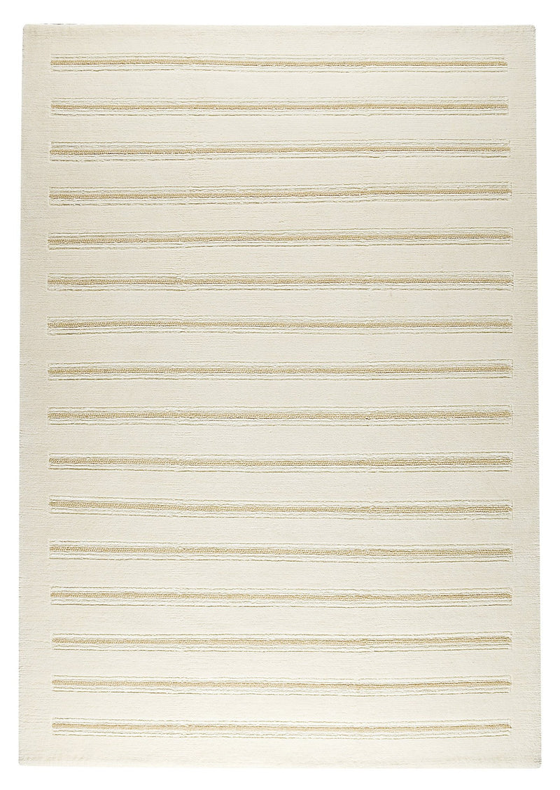 media image for Chicago Collection Wool and Viscose Area Rug in White design by Mat the Basics 26
