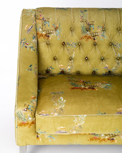 product image for Chinoiserie Velvet Fabric in Multi by Mind the Gap 24