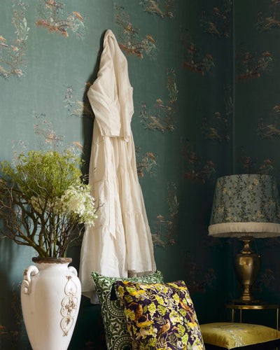 product image for Chinoiserie Wallpaper in Blue from the Wallpaper Compendium Collection by Mind the Gap 3