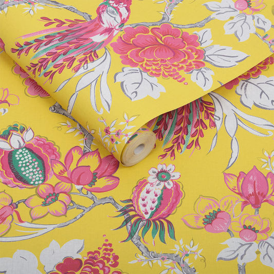 media image for Chinoiserie Wallpaper in Canary from the Exclusives Collection by Graham & Brown 242