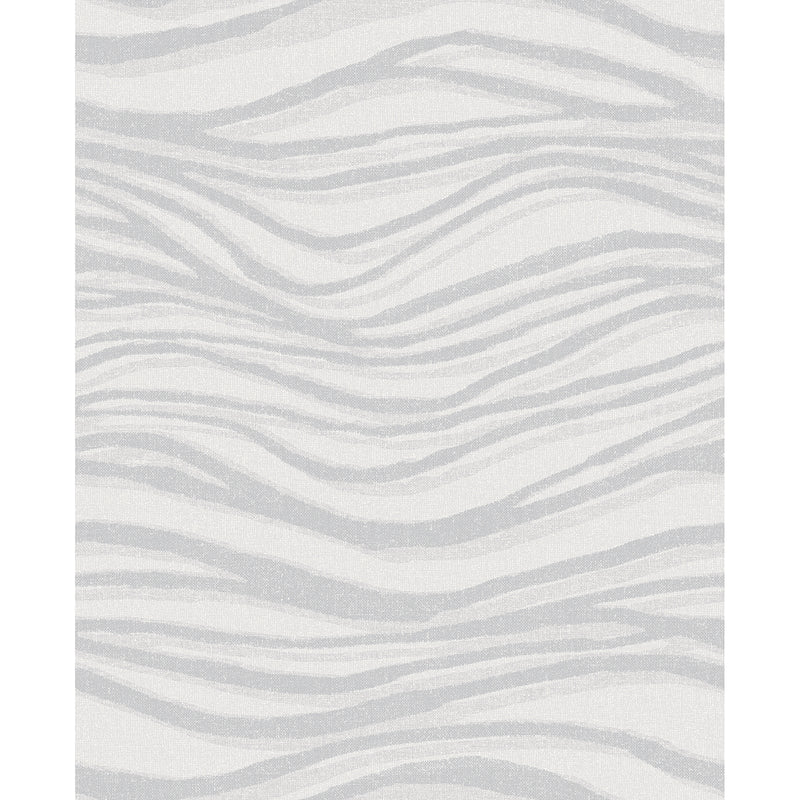 media image for Chorus Silver Wave Wallpaper from the Scott Living II Collection by Brewster Home Fashions 260