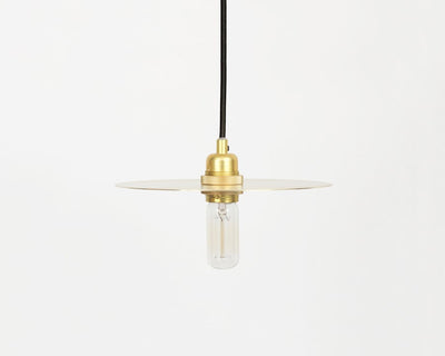 product image for Circle Shade Brass Pendant in Various Sizes 62