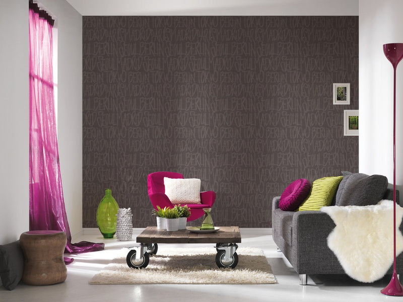 media image for Cities Wallpaper in Black design by BD Wall 220