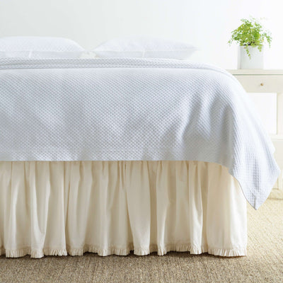 product image of classic ruffle ivory bed skirt by annie selke scibsf 1 564